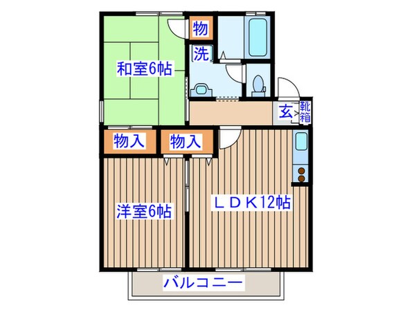 レジュウィールDの物件間取画像